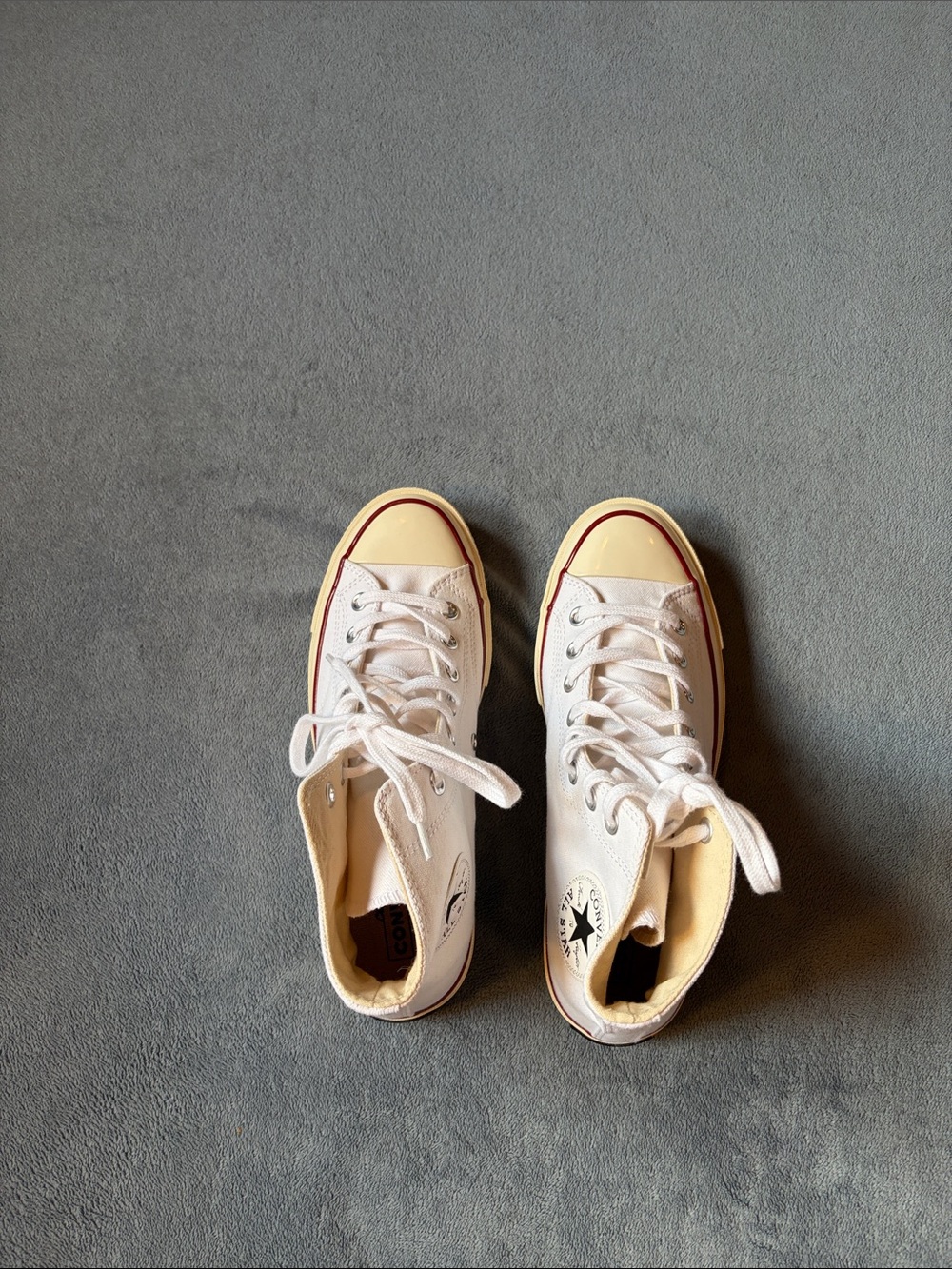 Converse White High-Top Sneakers Chuck 70 Men’s 7.5/Women’s 9.5 - Picture 2 of 5